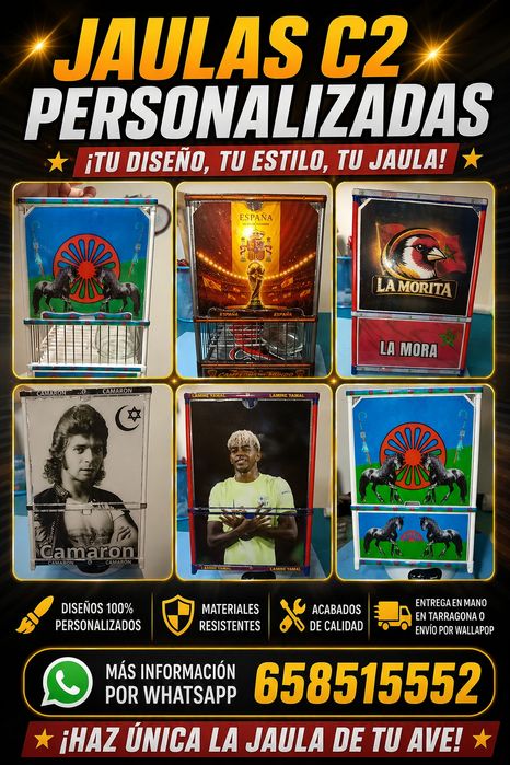Gaiolas personalizadas novas