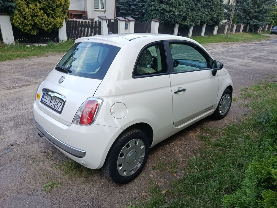 Fiat 500 gaz 2014 r  1.2  klima 105 tys km lodz