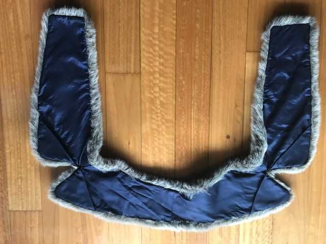 Gola em pele para Casaco /Sobretudo da Caramelo