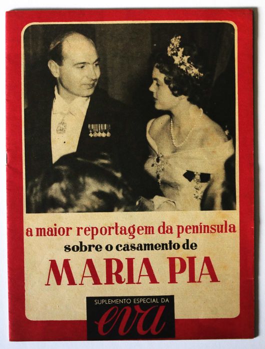 Cascais 1955 casa Maria Pia Saboia c/Príncipe Alexandre Jugoslávia
