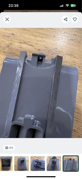 Bateria Dyson DC62 21.6 V 4.8Ah - NOVO