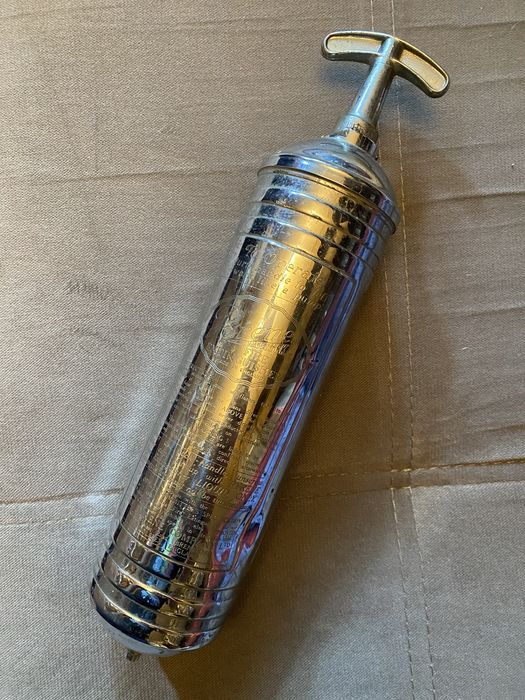 Zabytkowa Historyczna Gasnica samochodowa Pyrene