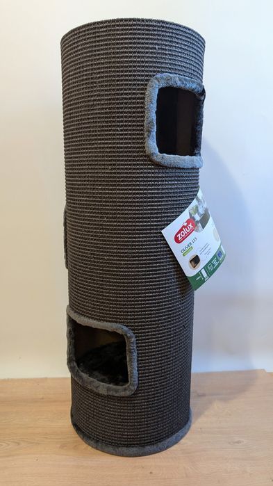 Zolux Drapak Dla Kota Wieża Beczka Z Sizalu Oliver Szary 115Cm DUŻA