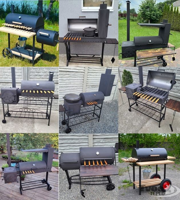 5мм! Від Виробника! Мангал Барбекю Коптильня з пічкою