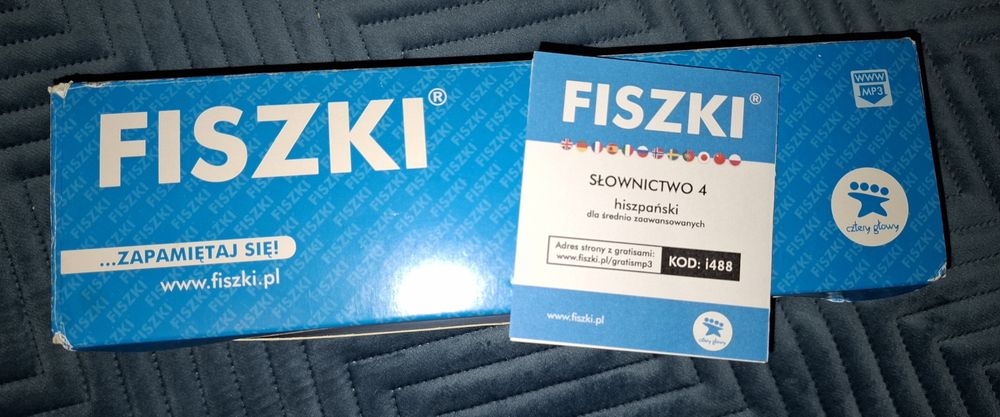 zestaw - Fiszki język hiszpański
