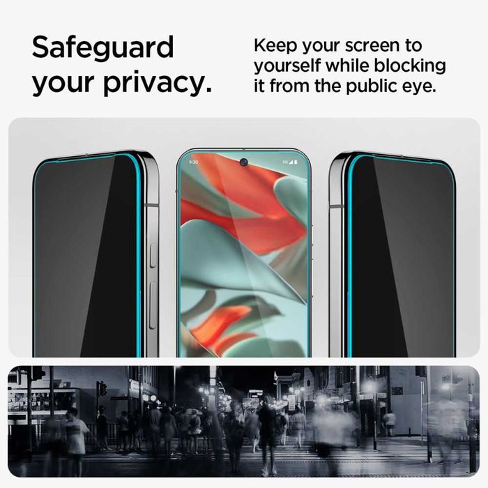 Защитное стекло Spigen EZ FIT Privacy Google Pixel 9/9 Pro/10/10 Pro