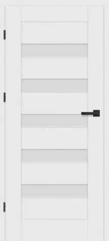 Drzwi wewnętrzne Magnolia dwuskrzydłowe  białe