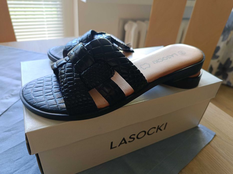 klapki LASOCKI czarne 38