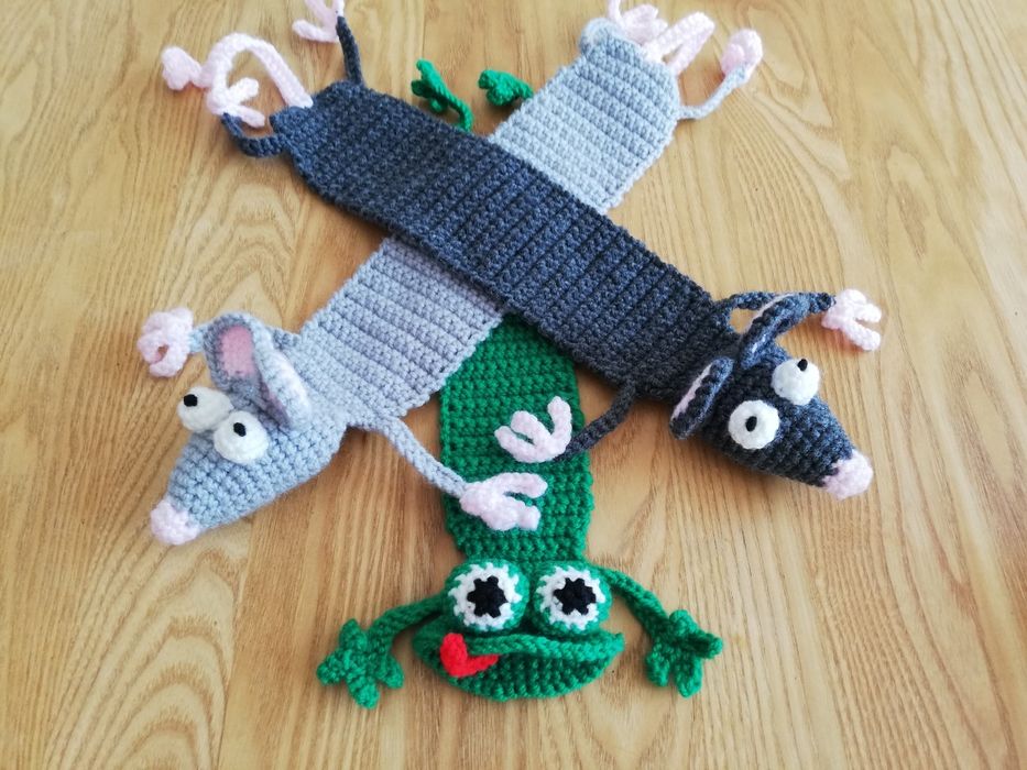 Zakładka do książki szydełko