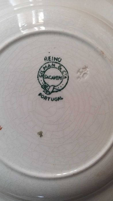 Prato em Faiança de Sacavém