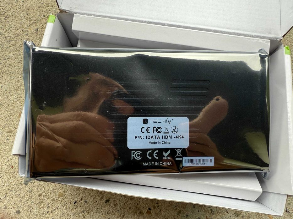 Rozdzielacz Techly HDMI 1x4 V2.0, 3D, 4K (IDATA HDMI-4K4)