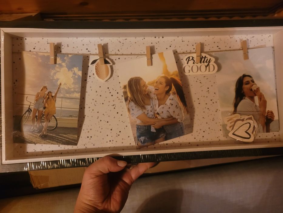 Śliczna ramka na zdjęcia pomysł na zdjecia