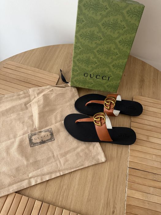 Klapki Gucci Japonki GG Sandały