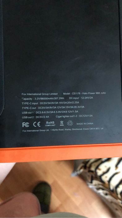 Повербанк Fox Halo Power 96K