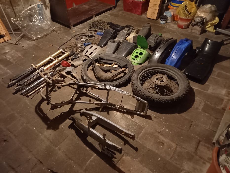 Części Derbi Senda R 50 1 i 2 gen. motor cross stan bdb