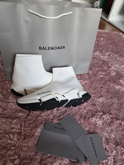 Buty Balenciaga Speed trainer white