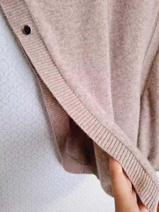 Кардиган кашеміровий Бежевий жіночий M& Paris M/L оверсайз