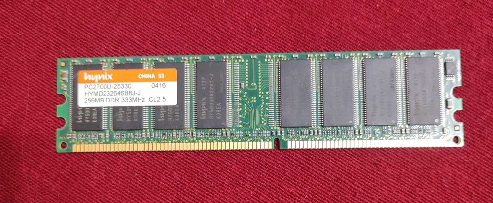 Оперативна пам'ять 1GB DDR1 400MHz PC3200 + 3Х256DDR1 !Разом 100 грн!