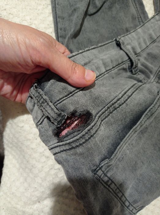 Spodnie size 27 grey