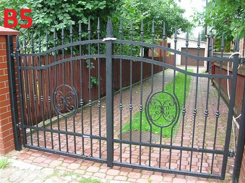 Brama kuta wjazdowa skrzydłowa przęsła przesuwna