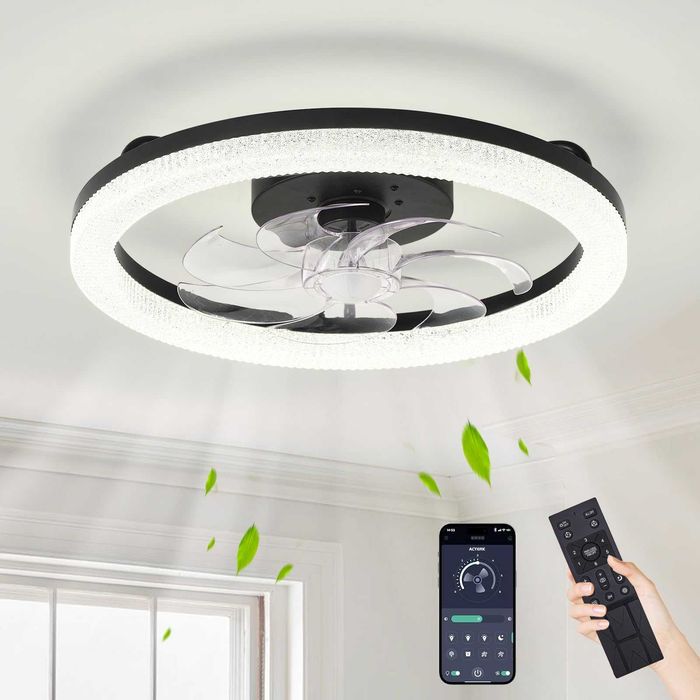 Nowy wentylator sufitowy /klimatyzator/lampa /LED /52cm/ IZOWE !A1193!