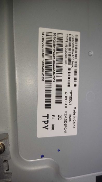 Philips Ambilight 55PUS6754/12 Części -  T-con  - HV550QUB-H82 sprawny