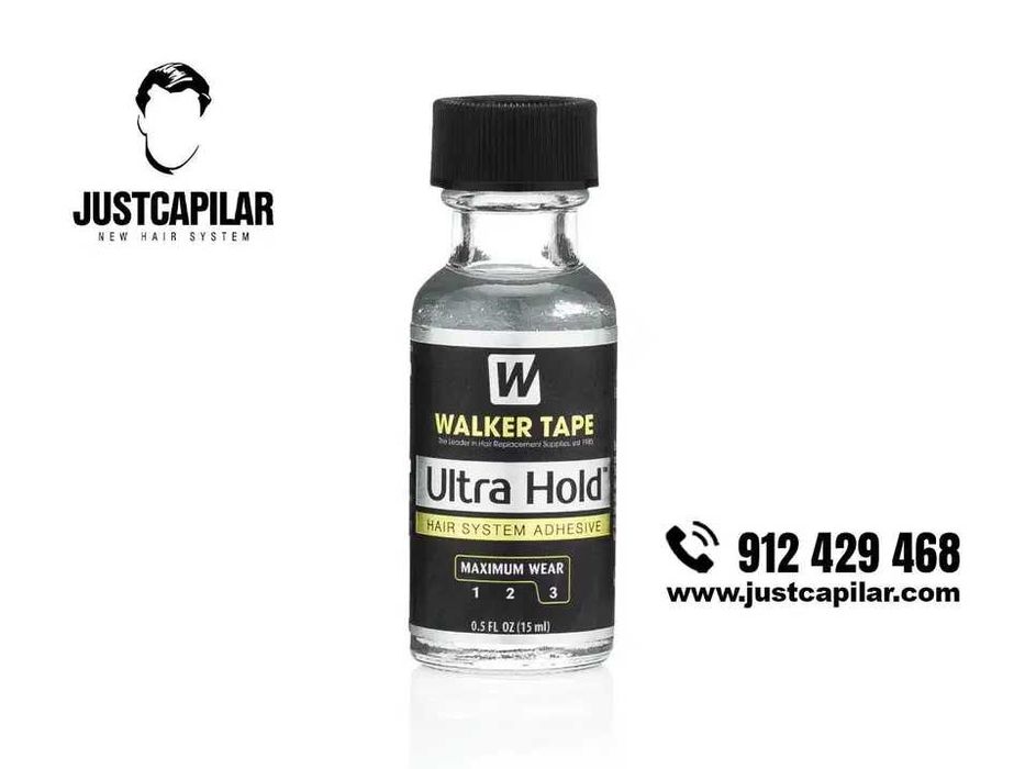 Ultra hold, Cola Walkertape para próteses capilares, 15ml - Próteses Capilares HD Premium | Justcapilar - Lisboa e Aveiro