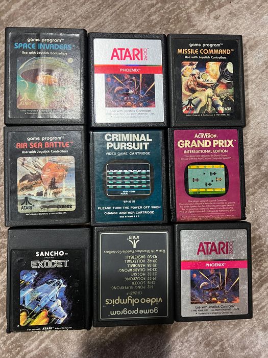 gry ATARI retro - 9 sztuk