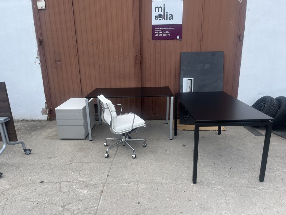 Stół biurko czarne marki VS 140x80