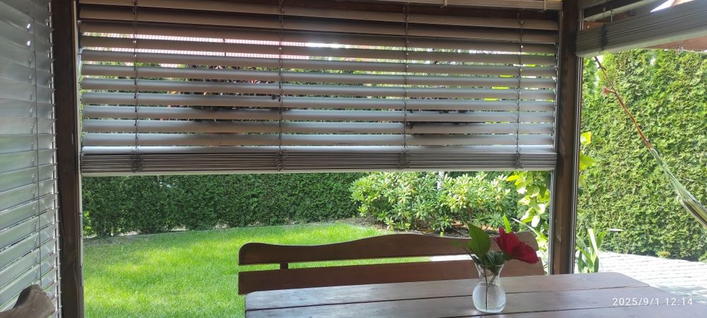 Żaluzje aluminiowe zewnętrzne. 240x280