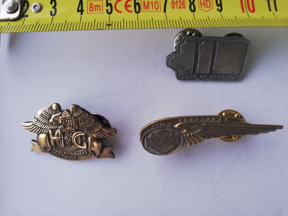 Harley Davidson przypinki ,odznaki Harley Davidson 110 th