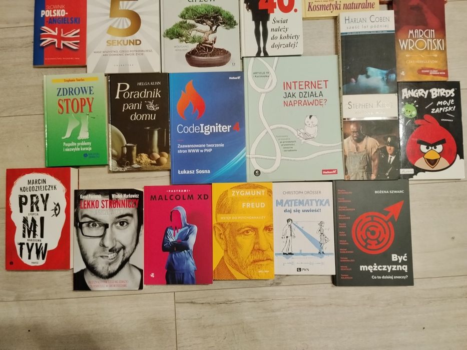 24 książki konplet lekko stronniczym Zygmunt Freud zielona mila + gra