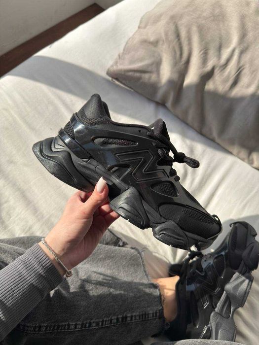 Кроссовки New Balance 9060 Black Нью Беленс 9060 черный 38 39