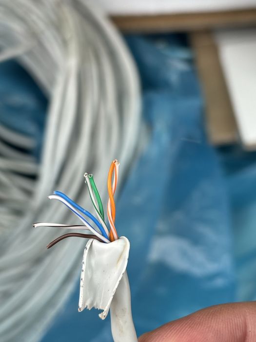 Кабель UTP 8 жил, витая пара категория 5e/6.cat 5e/6.