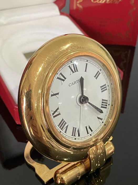Despertador CARTIER 'Coliseu' Dourado