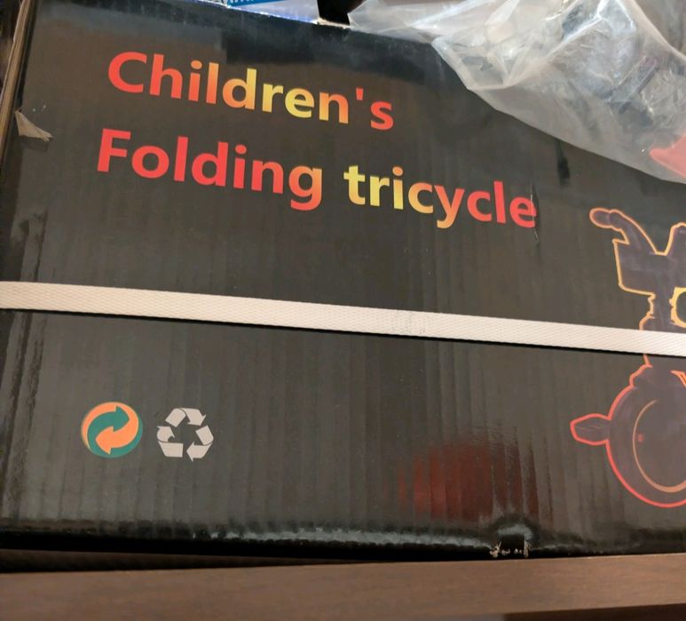 Триколісний велосипед «Children's Folding tricycle».