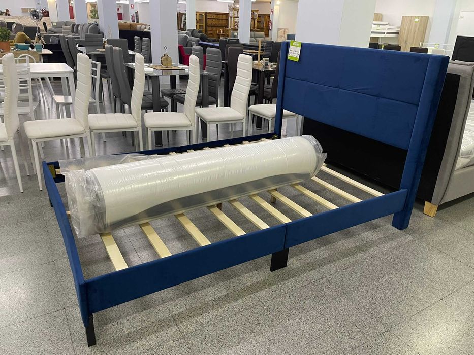 Cama casal veludo 135x190cm novo Envio gratis