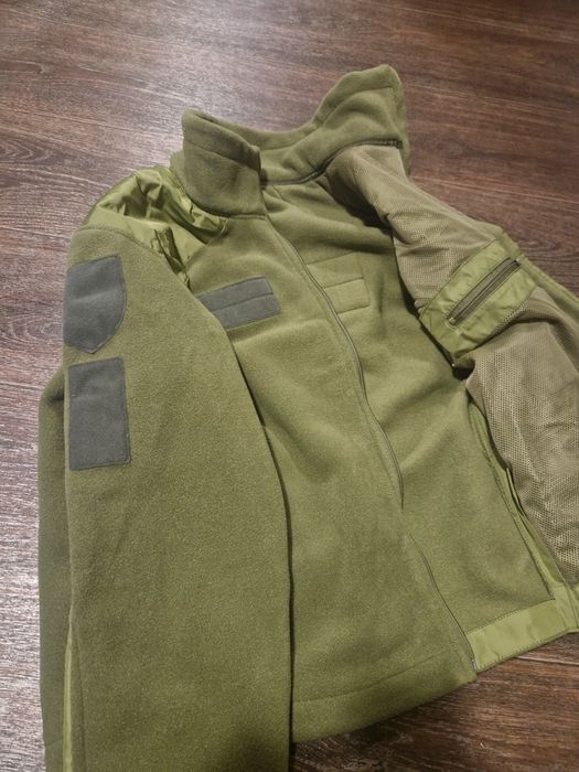 Кофта флисова олива