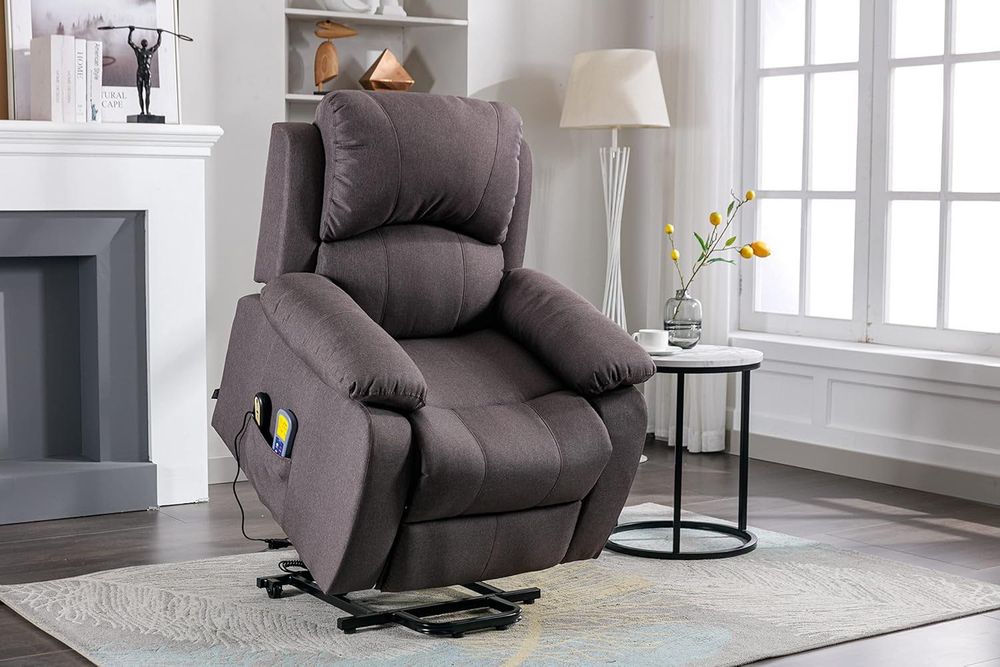 Poltrona - reclinação elétrica, massagem e termoterapia. Como NOVA