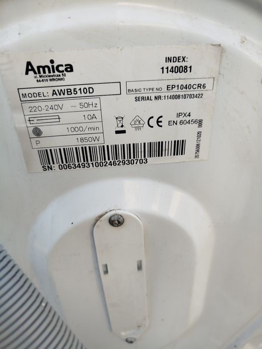 Zmywarka Ariston pod zabudowę sprawna