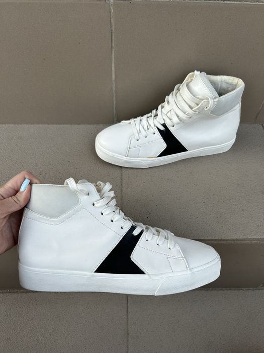 Мужские высокие кеди кроссовки хайтопы високі кеди кросівки zara 40p