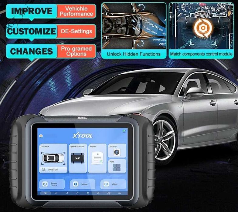 XTOOL D8S Tester Diagnostyczny OBD2 DoIP CAN FD + Gratis + BONUS Live Data PL/EN