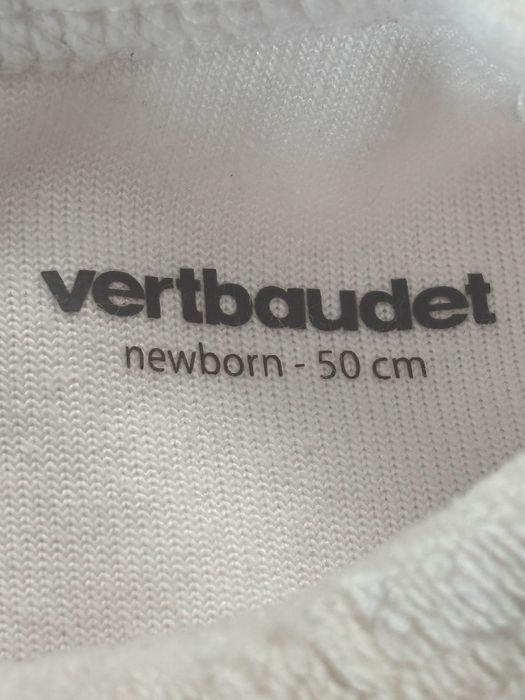 Pack 4 babygrows 0-1 mes da Vertbaudet