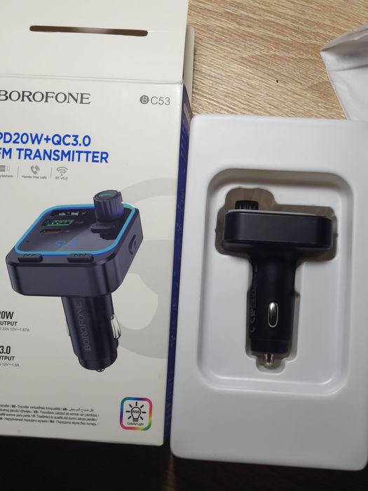 АвтоМобильний FМ модулятор Borofone ВС5З 38Wmax