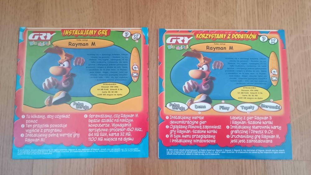 Rayman M gra na PC w polskiej wersji językowej WIN10