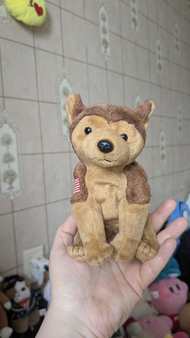 Ty beanie babies Courage the dog, песик Ty, німецька вівчарка Ту