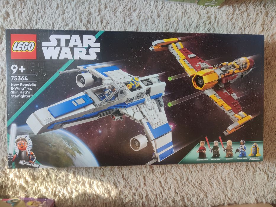 Lego Star Wars 75364 E-Wing Nowej Republiki vs Myśliwiec Shin Hati