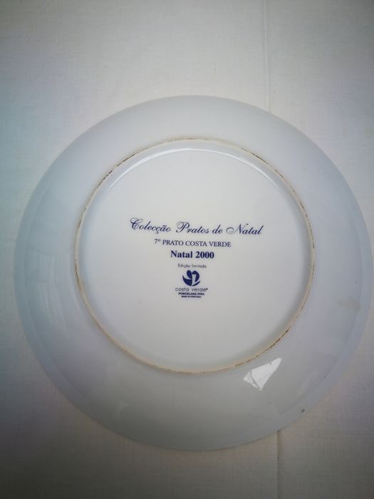 Pratos decorativos natal