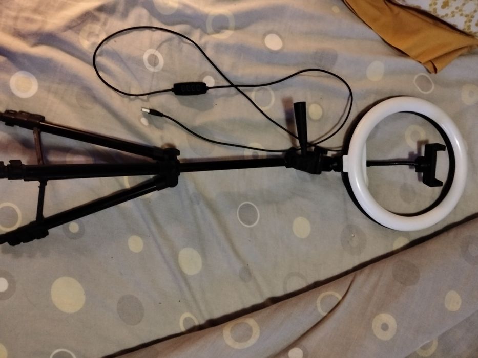 Ring ling Rgb led 36cm com tripe