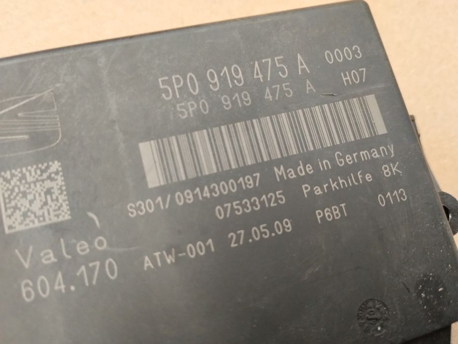 Moduł parktronic pdc parkowania seat altea 5p0.919.475a